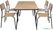 Bolero Santorini Tuinstoelen met Houteffect (4 Stuks) - FU537 8