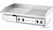 HENDI 154991 Bakplaat, half vlak, half geribbeld, , Budget Line, 400V/4400W, 720x460x(H)241mm 2