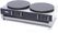 Maxima Crepebakplaat - Dubbele Crepes - 2 X 40 cm - incl. Beslagverdeler - 09374071