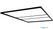Syna FFWRFBL150X250 FlexFrame Dak 150 x 250 cm Zwart (incl. Extension Set 50 cm)