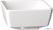 Vierkante melamine kom Float 25cm wit | GF098