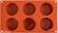Siliconen bakvorm | 6 muffins | Pavoni Italia | N933 3
