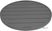 Bolero Aluminium Rond Tafelblad Donkergrijs 580mm - Bolero FX037 2