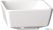 Vierkante melamine kom Float 12,5cm wit | GF094