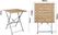 Bolero Perth Bestrating Stijl Vierkante Tafel Houteffect - FU538 6