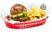 Serveer Mandjes Fast Food Stijl, Rood, 6 St., 275x175x(H)38mm - Hendi 426319 2