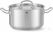 Kookpan Middel - met Deksel - HENDI - Kitchen Line - 3,5 Liter - Diameter 20 cm - Hoogte 11,5 cm - 836200