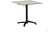 Feros 110101877 X Cross - In hoogte verstelbaar zwart tafelonderstel + Sand stone HPL Tafelblad 70x70 cm