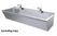 RVS Wasbak Dubbel 1200x425x165mm, CombiSteel 7013.1220 2