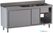Diamond L1821/AD-SS8 Spoeltafel 2 kuipen 500×500×300, afdruipblad links, op kast met 2 schuifdeuren