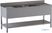Diamond L2421/D-SX9 Spoeltafel met 2 kuipen en 2 afdruipbladen, met onderlegplank