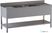Diamond L2221/D-SX8 Spoeltafel met 2 kuipen en 2 afdruipbladen, met onderlegplank