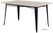 Bolero HZ808 Bistro Eettafel Mangohouten Blad Zwarte Poot 1450mm