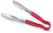 Hendi Serveertang 300mm handgreep rood pvc | RVS | 171721 1