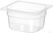 Hendi Gastronormbak 1/6 | 100 mm hoog | PP tranparant | koel/vries | 880425 2