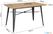 Bolero Aluminium Outdoor Tafel 120x76x76cm Licht Houtdessin - Bolero FT954 7