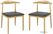 Bolero Camden Gevoerde Interieurstoelen (pak van 2) - FU529 6