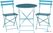Bolero stalen opklapbare stoelen turquoise | GK982 10