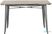 Bolero HZ811 Bistro Eettafel met Lattenblad van Mangohout en Donkergrijze Poot 1200mm 2