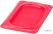 Cambro JN554 Safetrak IML polypropyleen sluitdeksel rood 1/9 GN 2