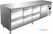SARO Gekoelde Werkbank met 1 Deur en 3x Set van 2 Lades Model KYLJA 4160 TN 1