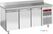Diamond " Wand " Koelwerkbank, Geforceerd, 3 deuren GN 1/1, 405 liter - TG3N/HA-R2
