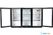 Backbar koeler - 3 deurs - zwart - deurslot - LED verlichting - ventitator - 0 – 10 ℃ - elektronische thermostaat - Husky C3-865-BK-NL-HU 2
