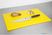 Hygiplas antibacteriële snijplank geel | F156 8