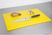 Hygiplas standaard snijplank met hoge dichtheid geel | J020 5