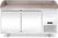 Arktic 220245 Pizzakoelwerkbank met granieten werkblad, 2-deurs, , 250L, graniet, 230V/250W, 1510x800x(H)875mm