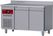 Diamond DT131/P9H-GD Geventileerde koelwerkbank met "achterwand", 2 deuren GN 1/1, 260 Lit. groep aan linkerkant