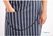 Whites halterschort blauw-wit gestreept met zak | A535 10