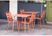 Bolero Terracotta Gelateerde Stalen Zijstoelen (4 Stuks) - CK063 8