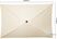 Bolero Sevilla Vierkante Parasol 2x3m Crème - FU505 5