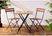 Bolero Perth Bestrating Stijl Vierkante Tafel Houteffect - FU538 8