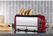 Dualit Vario broodrooster | 6 sleuven | rood | 60154 | GD395 4