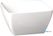 Vierkante melamine kom Pure 12,5cm wit | GF134