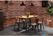 Bolero HZ805 Bistro Curve Armstoelen met Houten Zitting Donkergrijs (4 stuks) 7