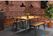 Bolero HZ815 Bistro Bank met Mangohout en Donkergrijze Poten 1000mm (2 stuks) 10