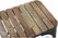 Bolero HZ816 Bistro Bank met Latten van Mangohout Zwart 850 mm (2 stuks) 3