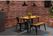 Bolero HZ816 Bistro Bank met Latten van Mangohout Zwart 850 mm (2 stuks) 7