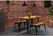 Bolero HZ816 Bistro Bank met Latten van Mangohout Zwart 850 mm (2 stuks) 8
