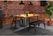 Bolero JA329 Bistro Metalen Bank Donkergrijs 1000mm (2 stuks) 6