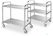 Hendi Serveerwagen 2 bladen chroomstaal 910x590x950 mm |810002 3