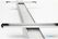Syna Roll-Banner Budget 85 Complete Set Mondkapje en 1,5 Meter Afstand Wit - RBB085LSFI620 3