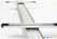 Syna Roll-Banner Budget 85 Complete Set Mondkapje en 1 Meter Afstand Blauw - RBB085LSFI621 3
