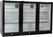 Backbar koeler - 3 deurs - zwart - deurslot - LED verlichting - ventitator - 0 – 10 ℃ - elektronische thermostaat - Husky C3-865-BK-NL-HU 6