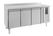 Koelwerkbank | Opstaande rand | 3 Deuren | Standard Line | Geforceerd | Combisteel | 7450.0782 1