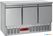 Diamond SA3/R6 1XGC1/2/R6-LI Compacte koelwerkbank 3 deuren GN 1/1, 380 Lit + 1x Kit ladeblok (1/2 + 1/2 h100), voor SA...