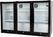 Backbar koeler - 3 deurs - zwart - deurslot - LED verlichting - ventitator - 0 – 10 ℃ - elektronische thermostaat - Husky C3-865-BK-NL-HU 5